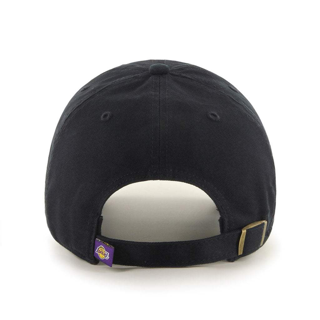 Los Angeles Lakers NBA 47 Brand Men's Black Clean Up Adjustable Hat