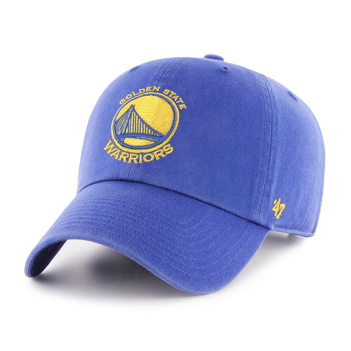 Golden State Warriors NBA 47 Brand Men's Royal Clean Up Adjustable Hat