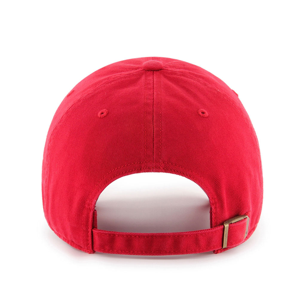 Casquette réglable Clean Up rouge Blank 47 Brand pour hommes