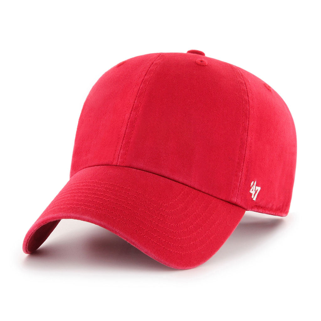 Casquette réglable Clean Up rouge Blank 47 Brand pour hommes