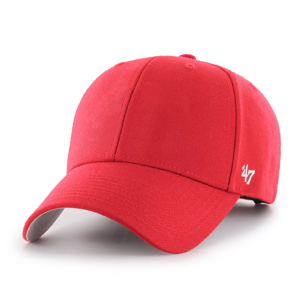 Casquette ajustable MVP rouge Blank 47 Brand pour hommes