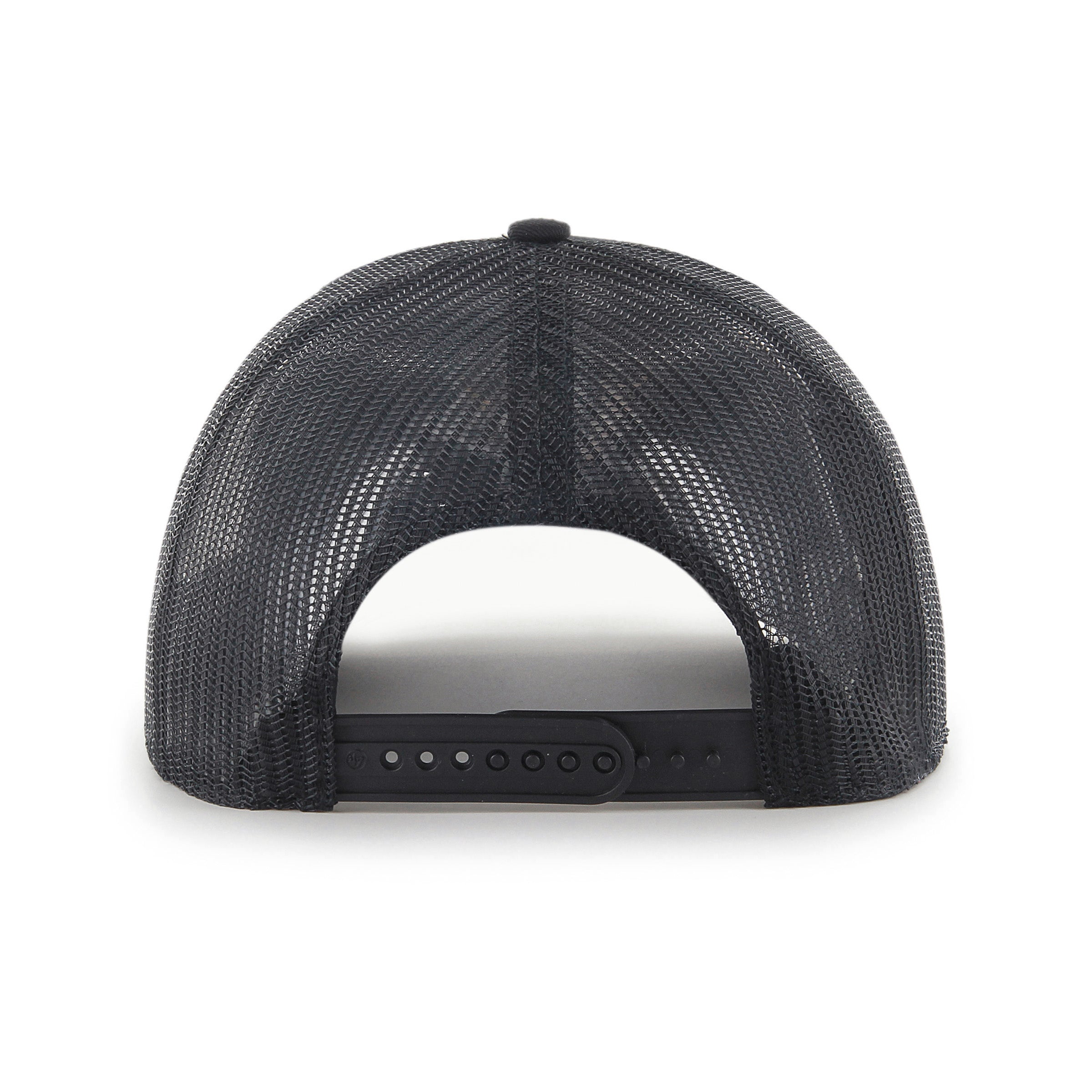 Casquette réglable noire/noire de camionneur Blank 47 Brand pour hommes