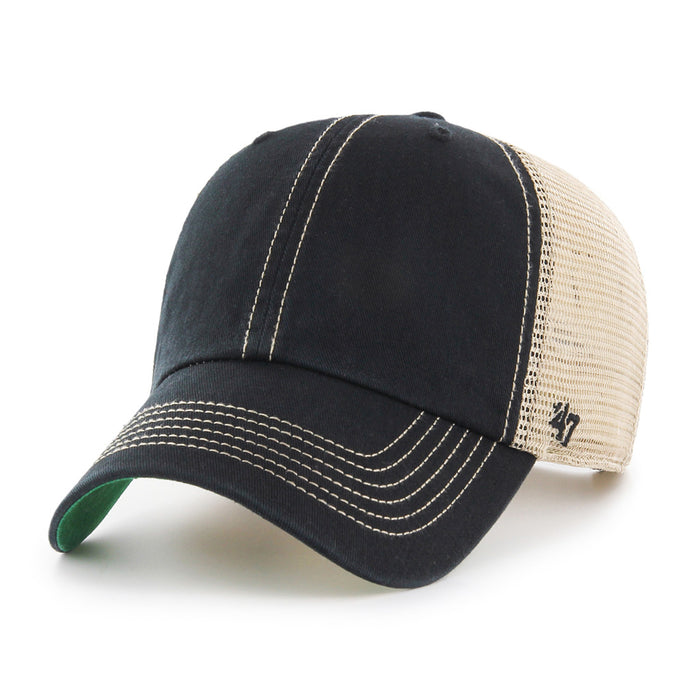 Blank 47 Brand Men's Black Trawler Mesh Adjustable Hat