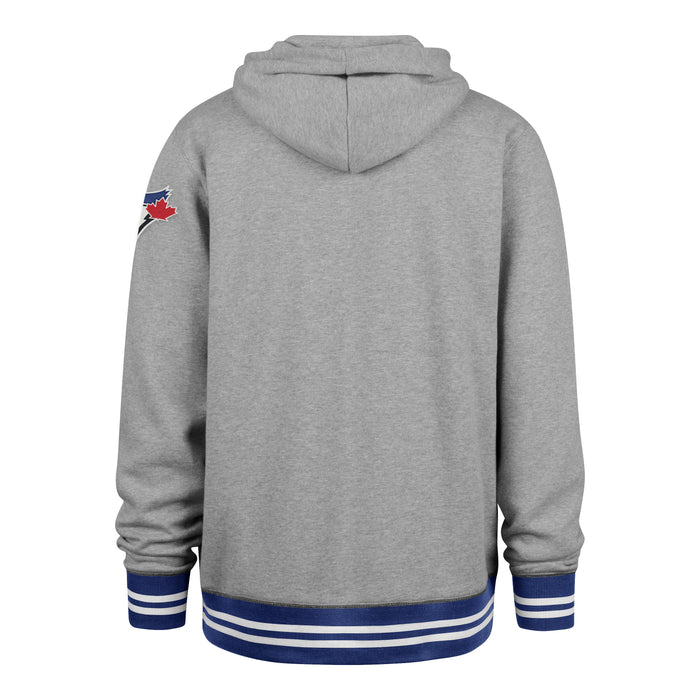 Toronto Blue Jays MLB 47 Brand Men's Athletic Grey Eastport Hoodie