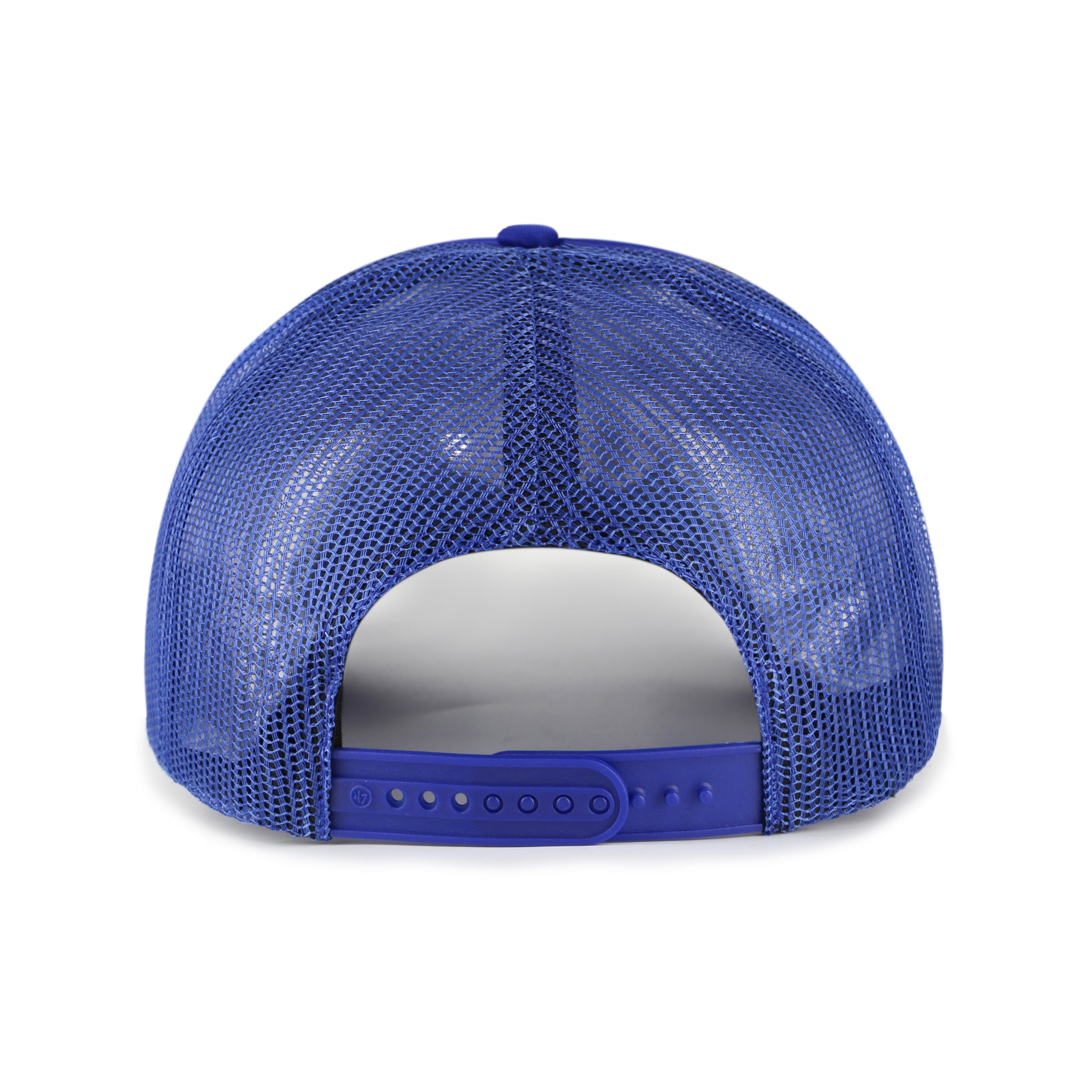 Toronto Blue Jays MLB 47 Brand Snapback de camionneur en mousse bleu royal sur le devant en maille pour hommes