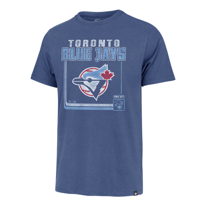 Toronto Blue Jays MLB 47 Brand Men's Royal Cooperstown Borderline Franklin T-Shirt