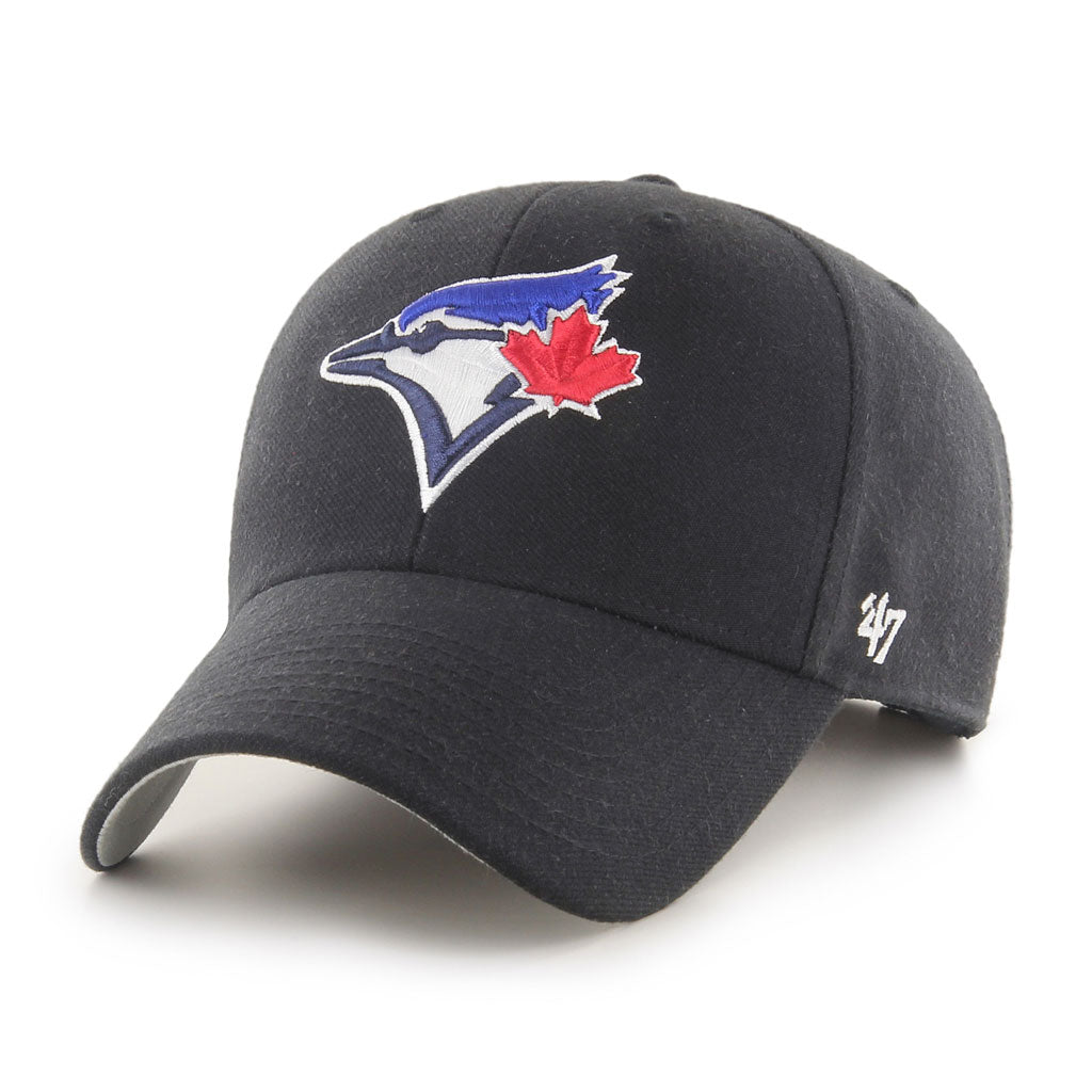 Toronto Blue Jays MLB 47 Brand Men's Black MVP Adjustable Hat