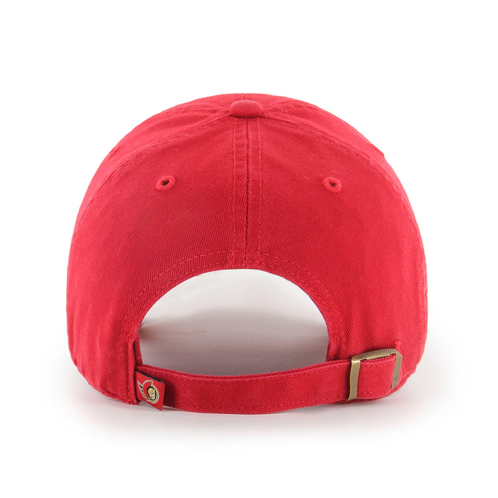 Ottawa Senators NHL 47 Brand Men's Red Clean Up Adjustable Hat