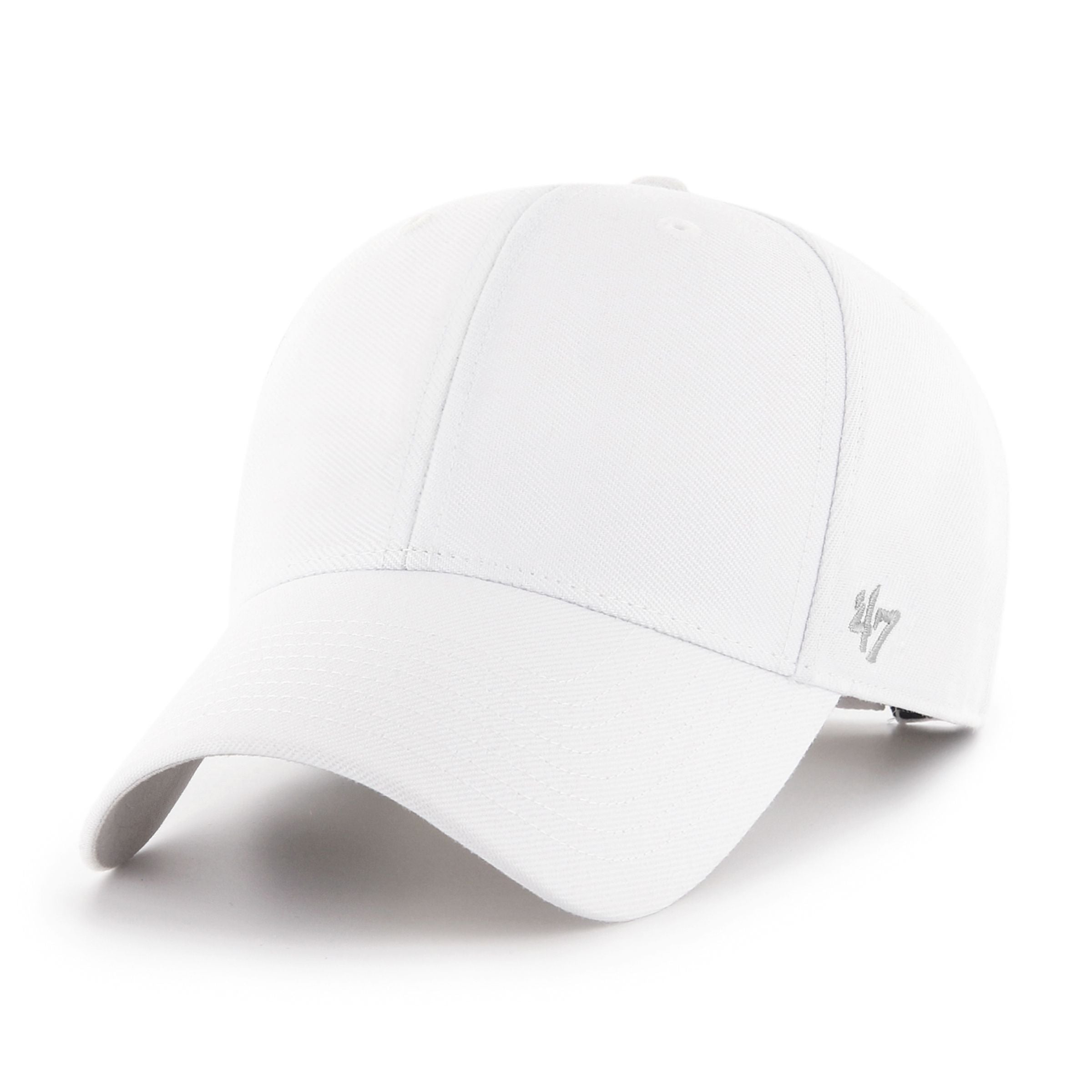 Casquette réglable blanche MVP Blank 47 Brand pour hommes