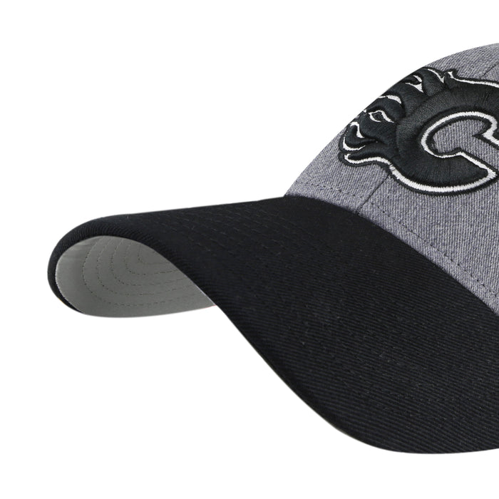 Calgary Flames NHL 47 Brand Men's Grey Black Granite MVP Adjustable Hat