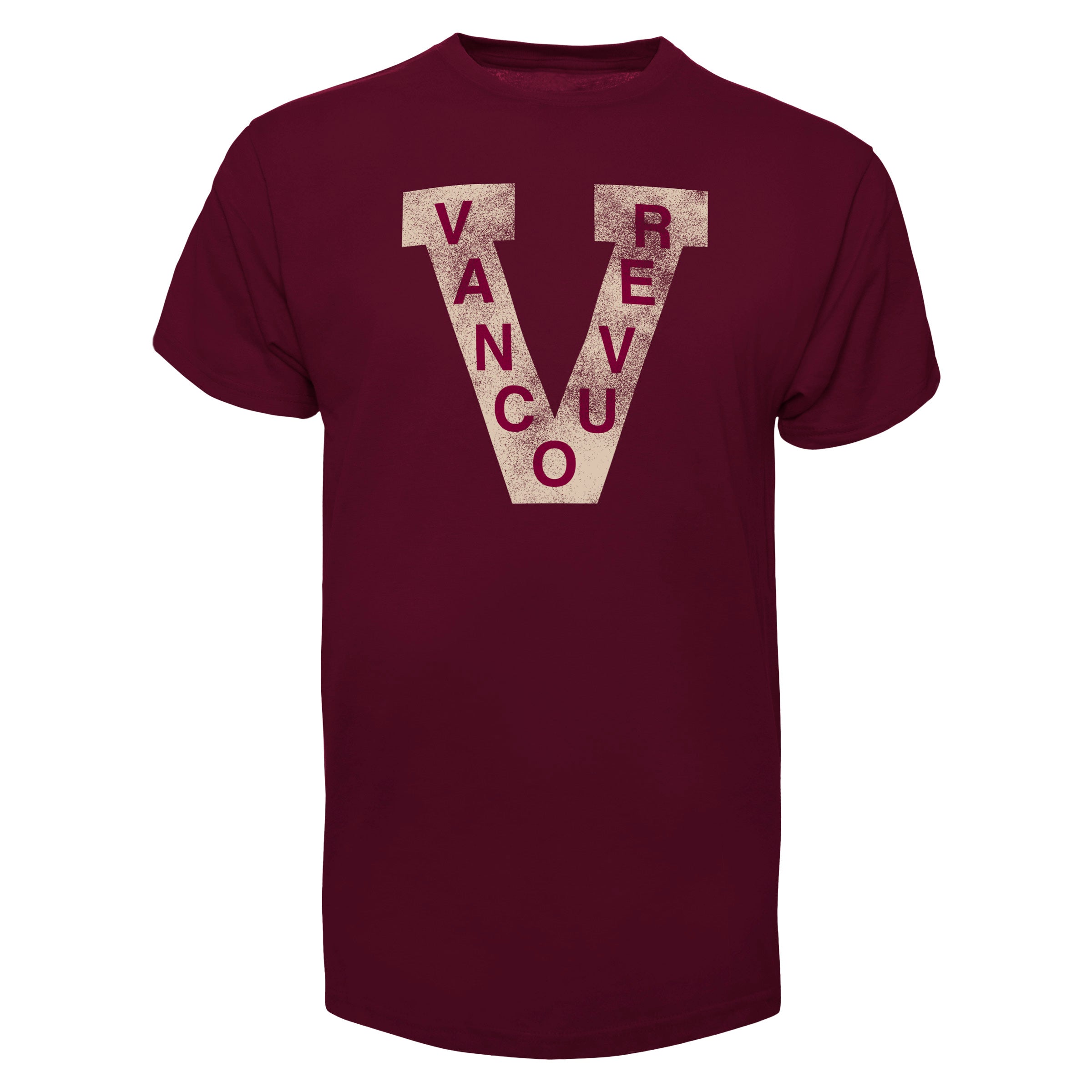 Vancouver Millionnaires NHL 47 Brand T-shirt de fan à imprimé marron pour hommes