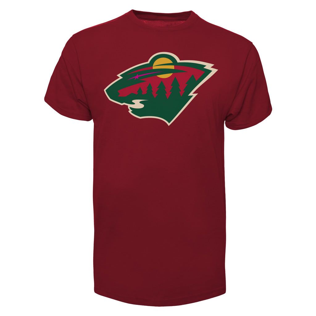 Minnesota Wild NHL 47 Brand T-shirt de fan à imprimé marron pour hommes