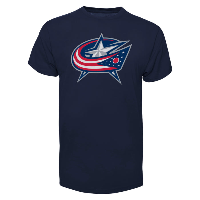 Columbus Blue Jackets NHL 47 Brand Men's Navy Imprint Fan T-Shirt