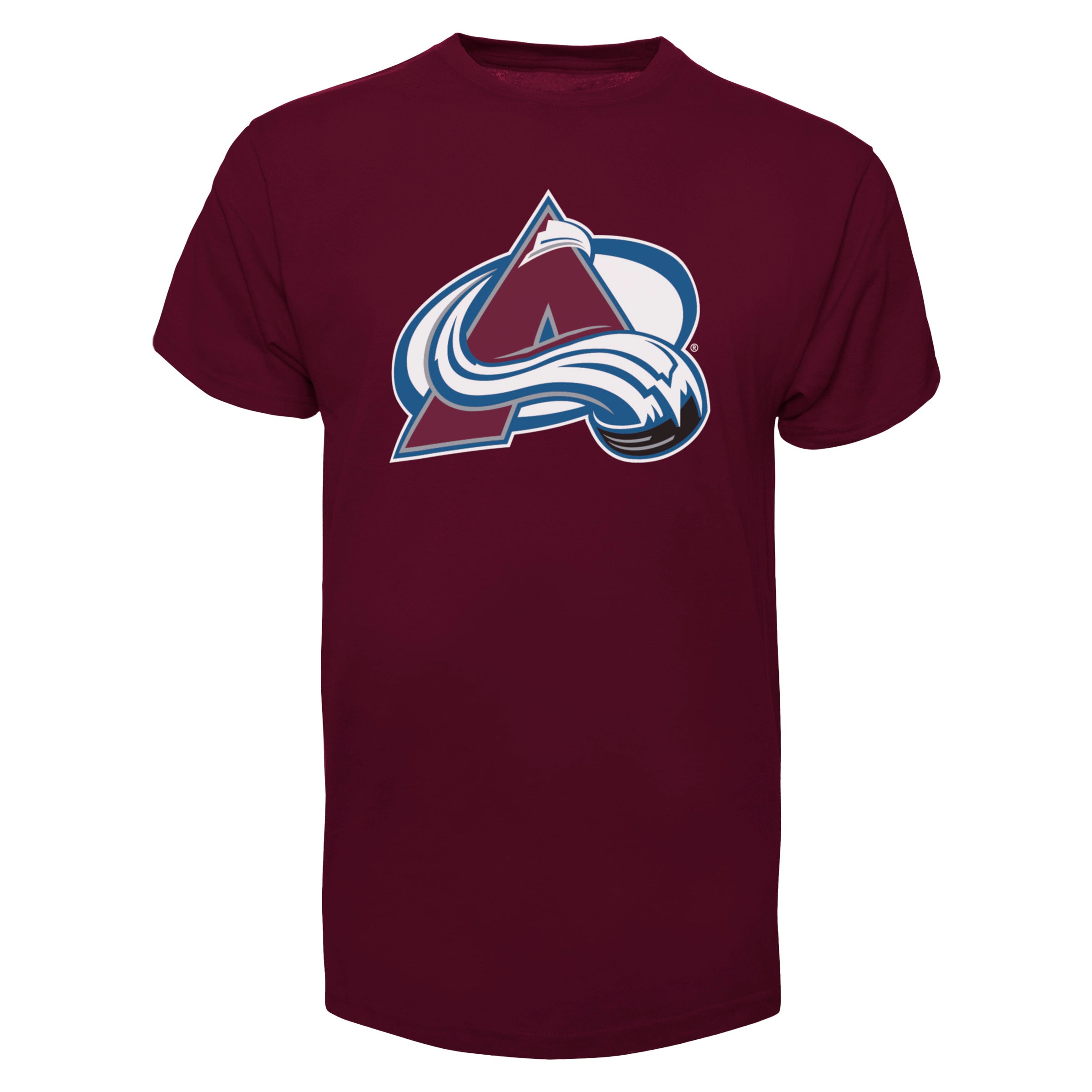 Colorado Avalanche NHL 47 Brand T-shirt de fan bordeaux avec impression pour hommes