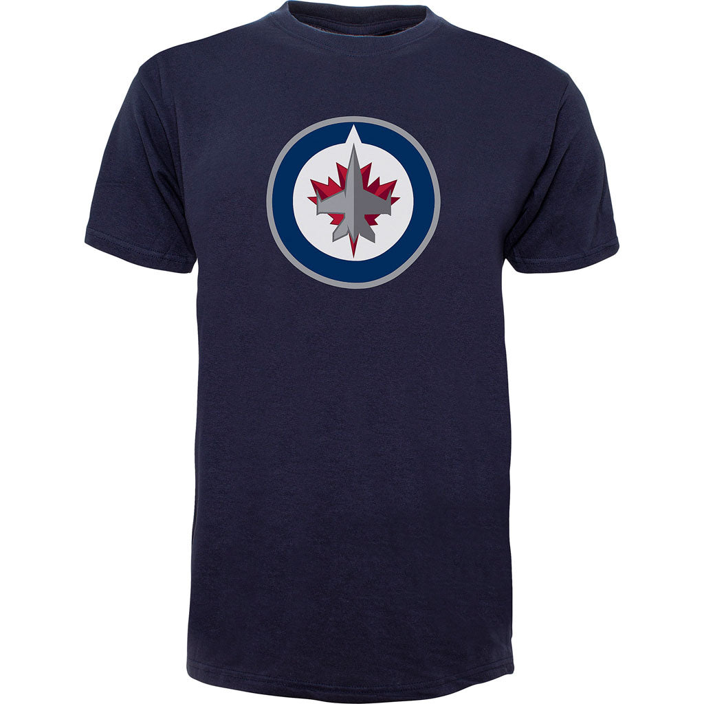 T-shirt de fan à imprimé bleu marine des Jets de Winnipeg NHL 47 Brand pour hommes