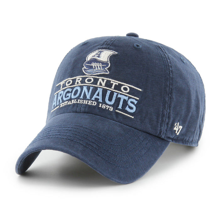 Toronto Argonauts CFL 47 Brand Men's Navy Vernon Clean up Adjustable Hat