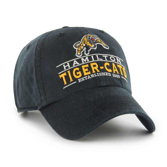 Hamilton Tiger-Cats CFL 47 Brand Men's Black Vernon Clean up Adjustable Hat