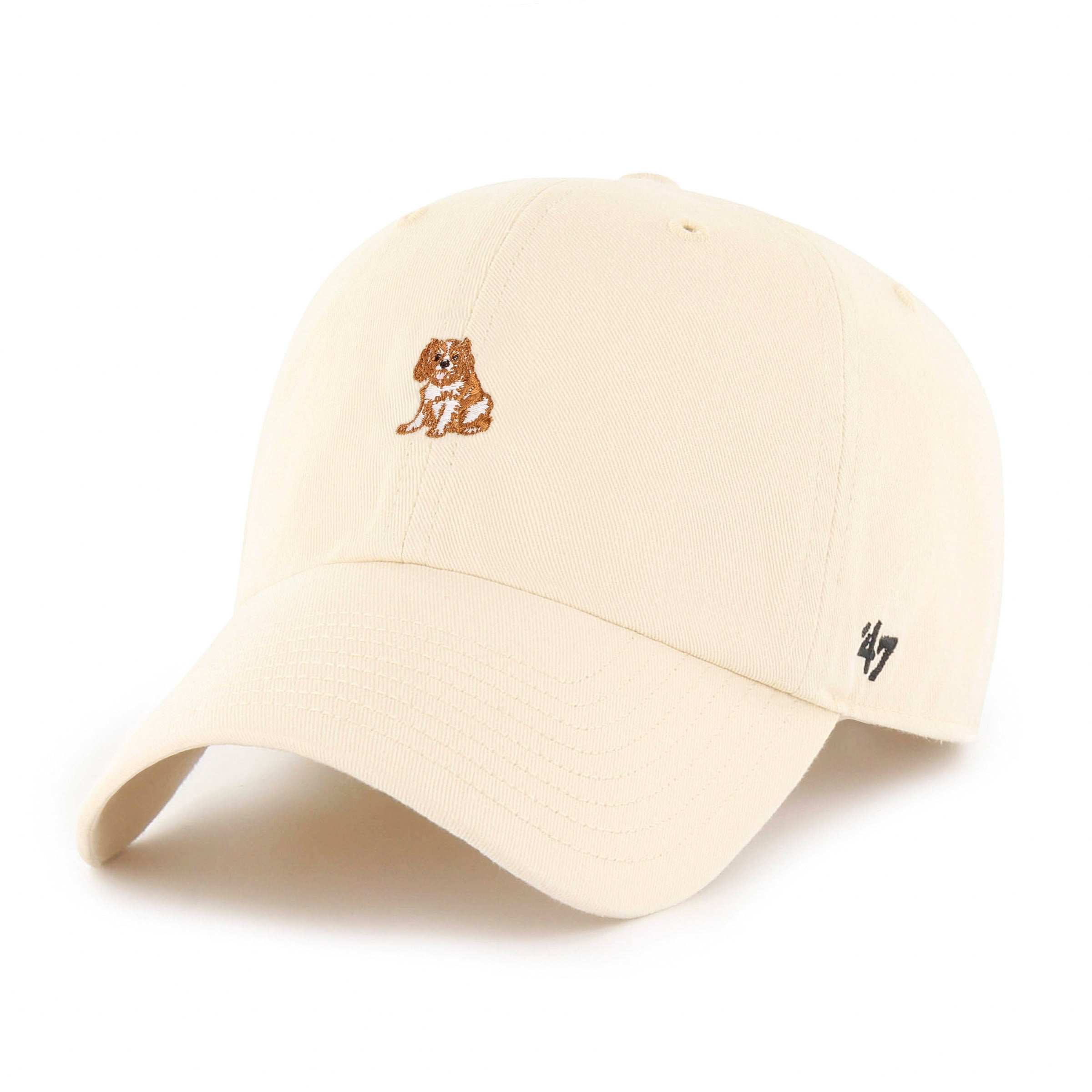 Cavalier King Charles Canine Collection 47 Brand Men's Natural Clean Up Adjustable Hat