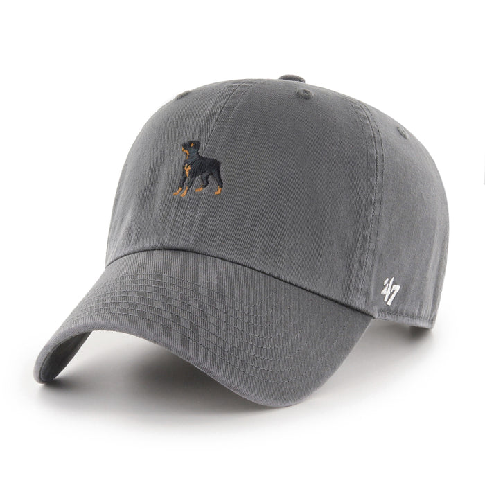 Rottweiler Canine Collection 47 Brand Men's Grey Clean Up Adjustable Hat