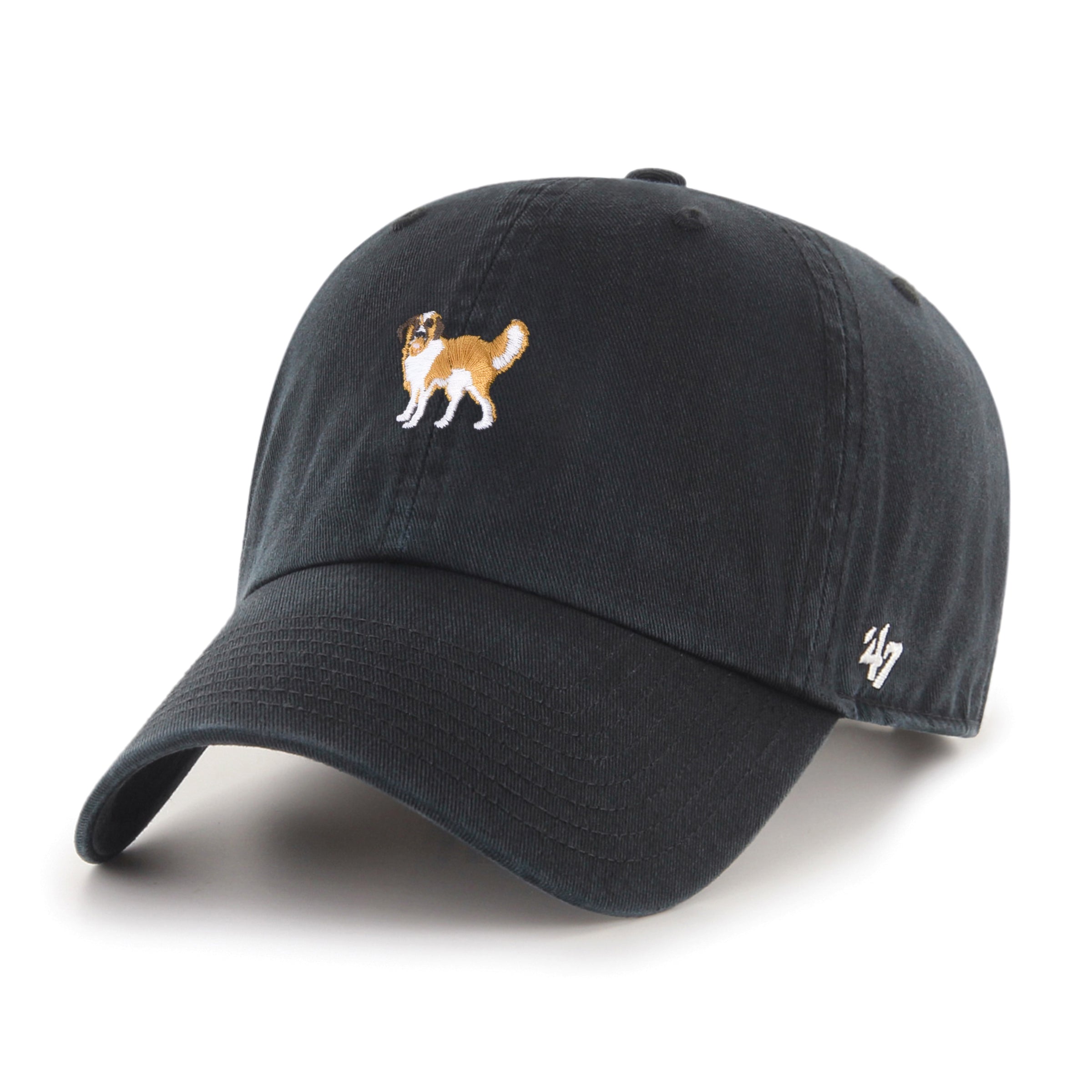 St-Bernard Canine Collection 47 Brand Chapeau réglable noir Clean Up pour hommes