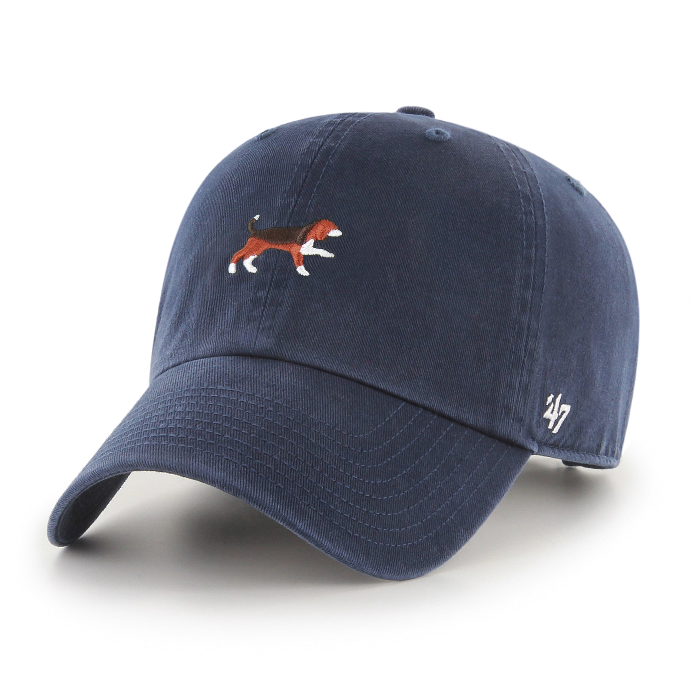 Beagle Canine Collection 47 Brand Chapeau réglable pour homme Bleu marine