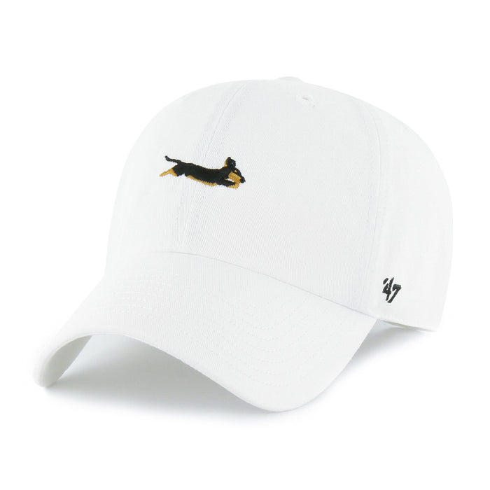 Dachshund Canine Collection 47 Brand Men's White Clean Up Adjustable Hat