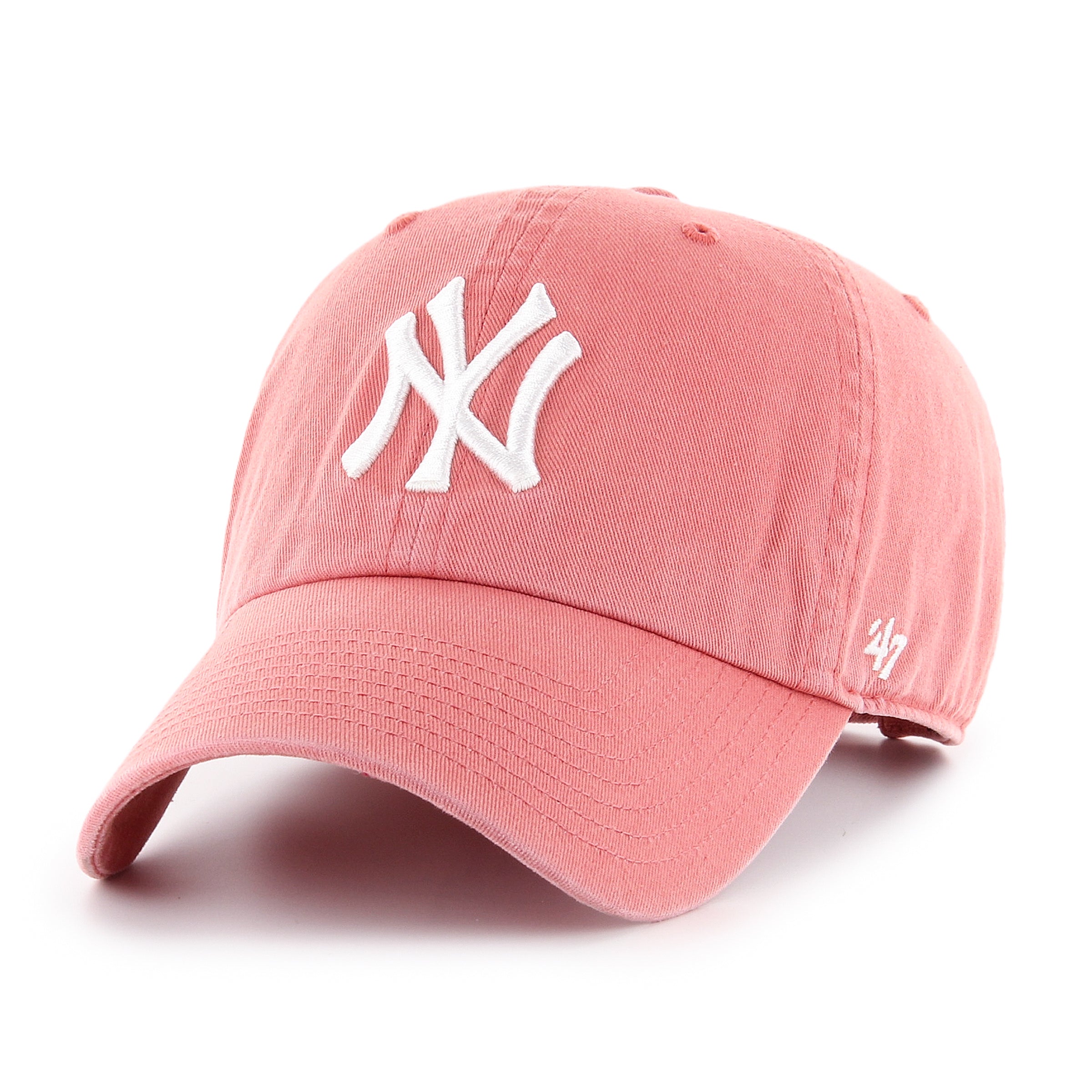 Casquette ajustable New York Yankees MLB 47 Brand Island Red Clean Up pour hommes