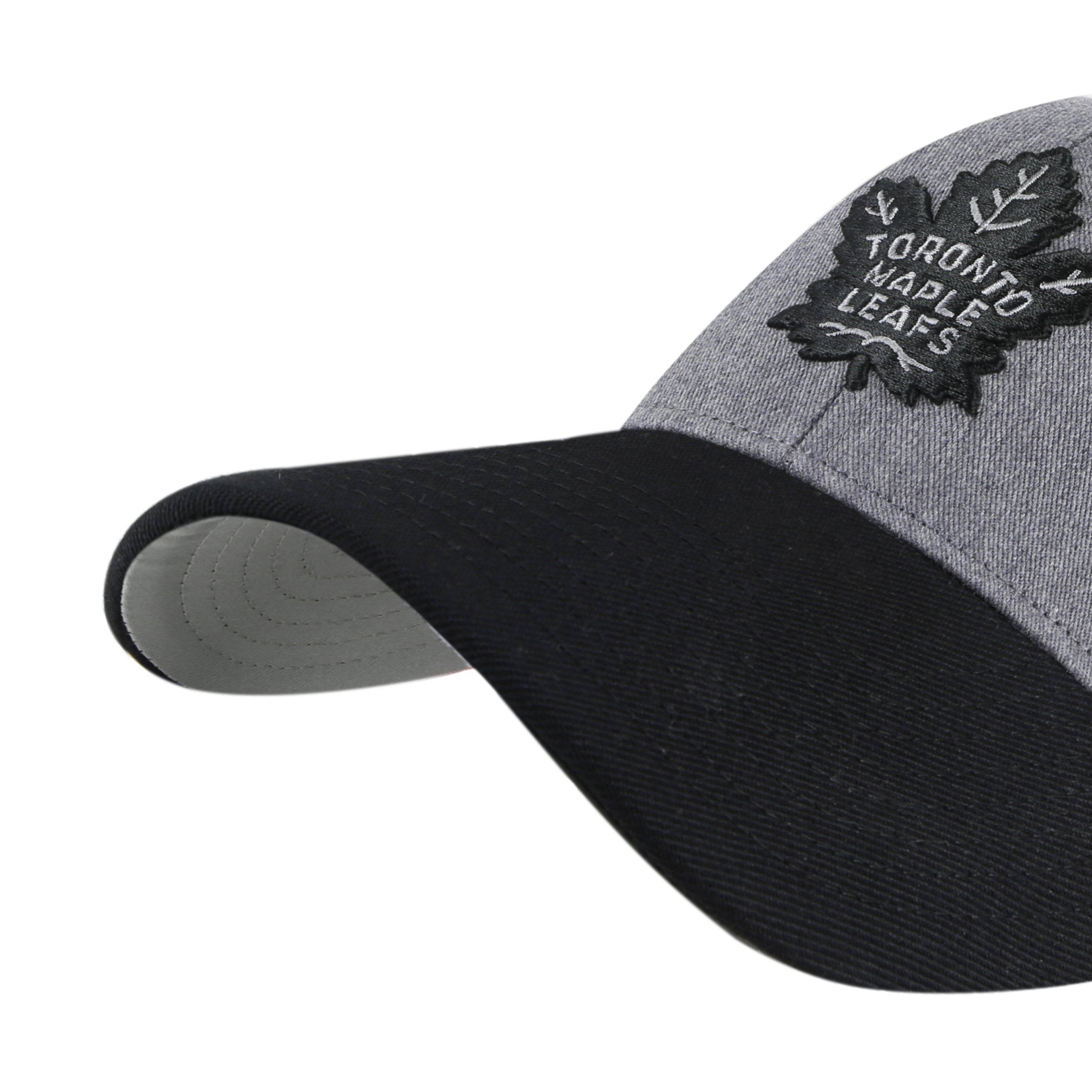 Toronto Maple Leafs NHL 47 Brand Casquette réglable MVP gris noir granite pour hommes