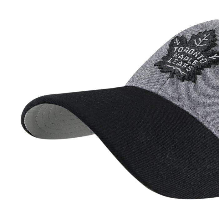Toronto Maple Leafs NHL 47 Brand Men's Grey Black Granite MVP Adjustable Hat