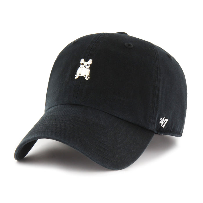 French Bulldog Canine Collection 47 Brand Men's Black Clean Up Adjustable Hat