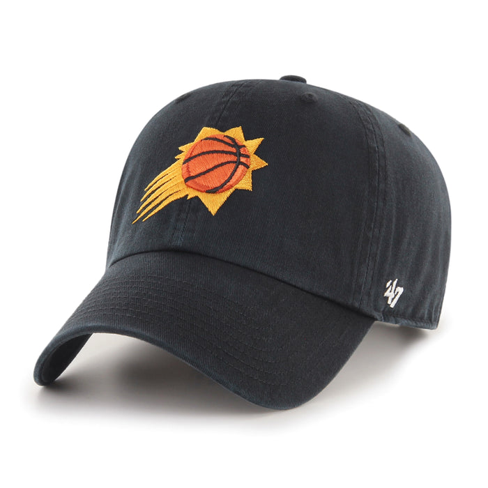 Phoenix Suns NBA 47 Brand Men's Black Alternate Clean Up Adjustable Hat