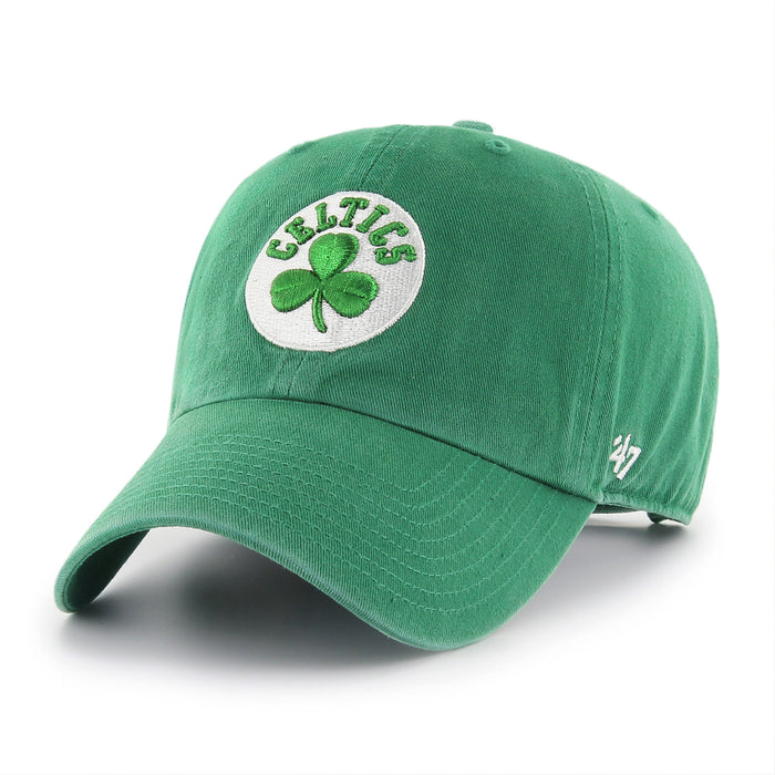 Boston Celtics NBA 47 Brand Men's Kelly Green Clean Up Alternate Adjustable Hat