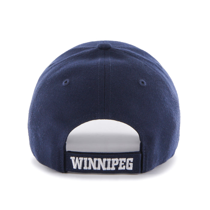 Winnipeg Jets NHL 47 Brand Men's Navy MVP Adjustable Hat