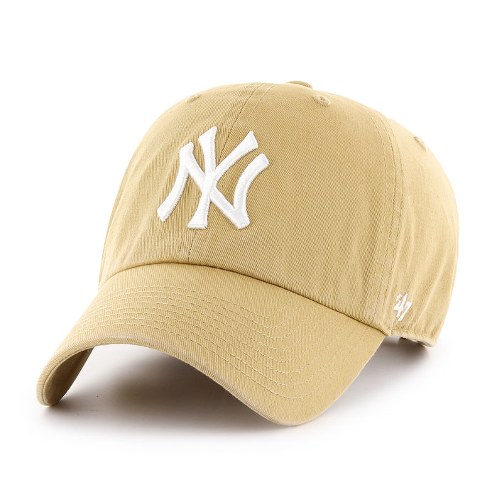 New York Yankees MLB 47 Brand Men's Old Gold Clean Up Adjustable Hat