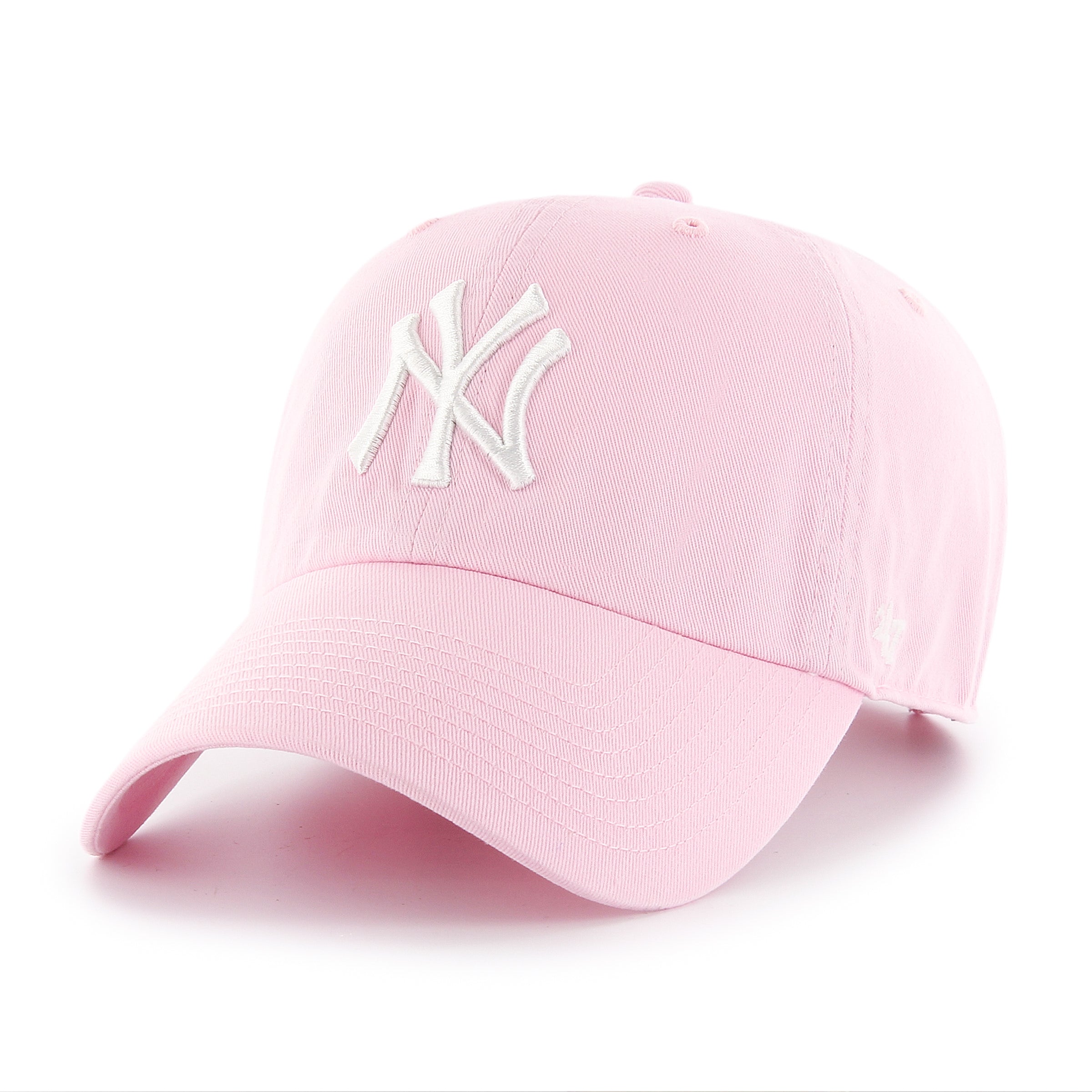 Casquette ajustable Clean Up rose pétale des New York Yankees MLB 47 Brand pour hommes