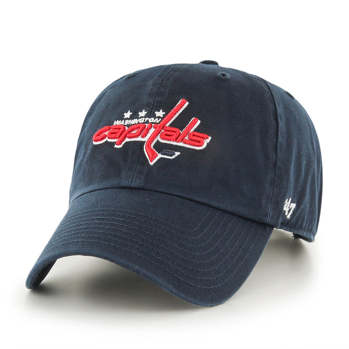Washington Capitals NHL 47 Brand Men's Navy Clean Up Adjustable Hat