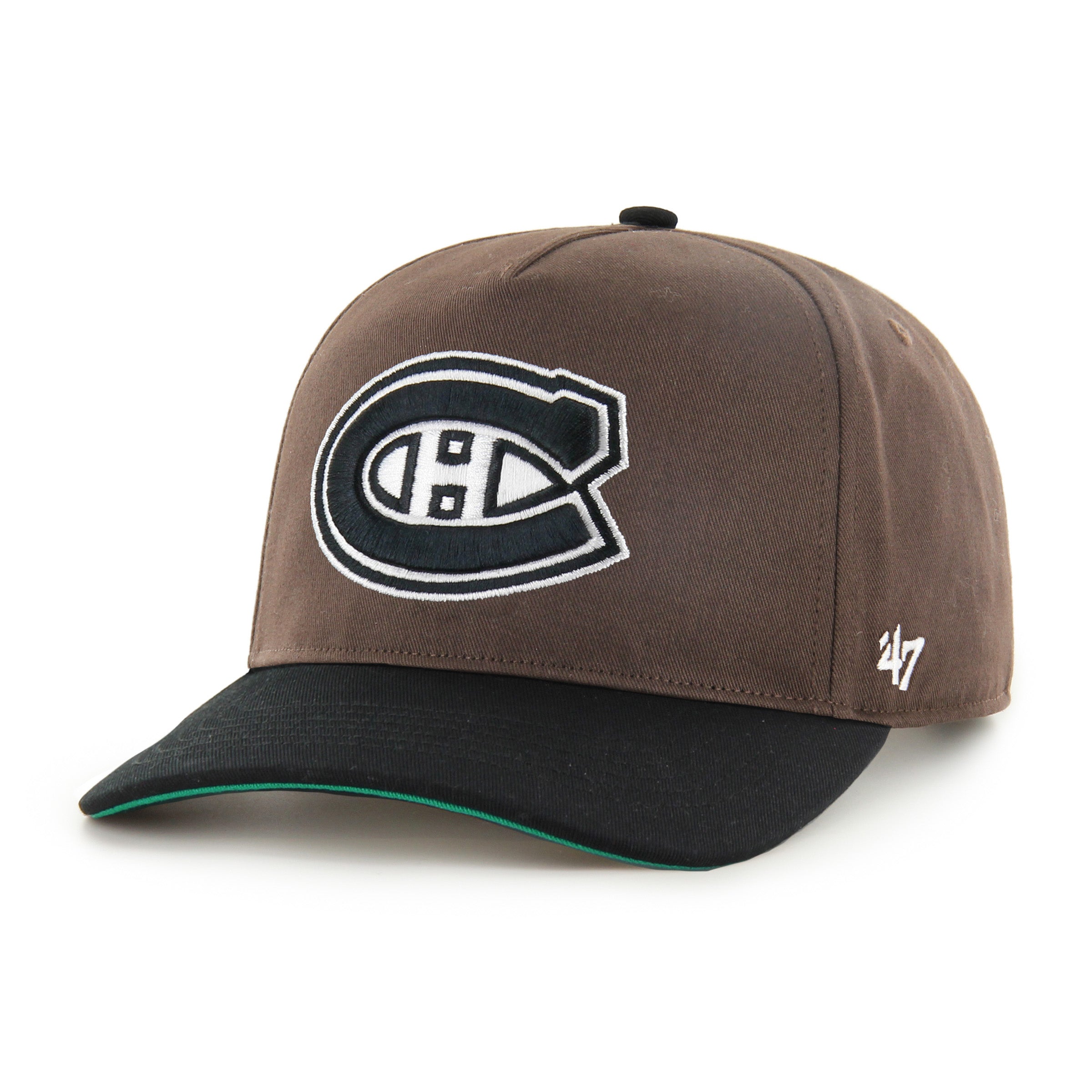 Casquette snapback Sure Shote Hitch en chocolat noir pour homme des Canadiens de Montréal LNH 47 Brand