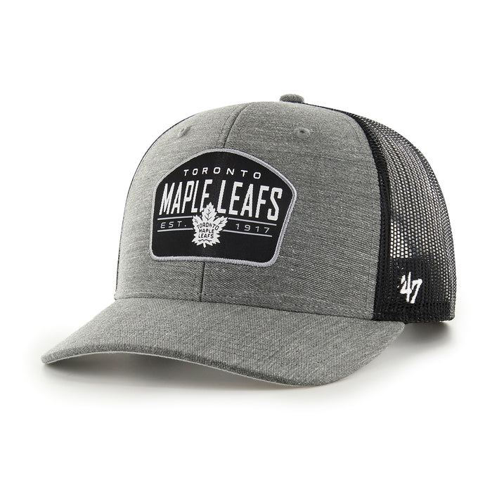 Toronto Maple Leafs NHL 47 Brand Men's Grey Slate Trucker Snapback
