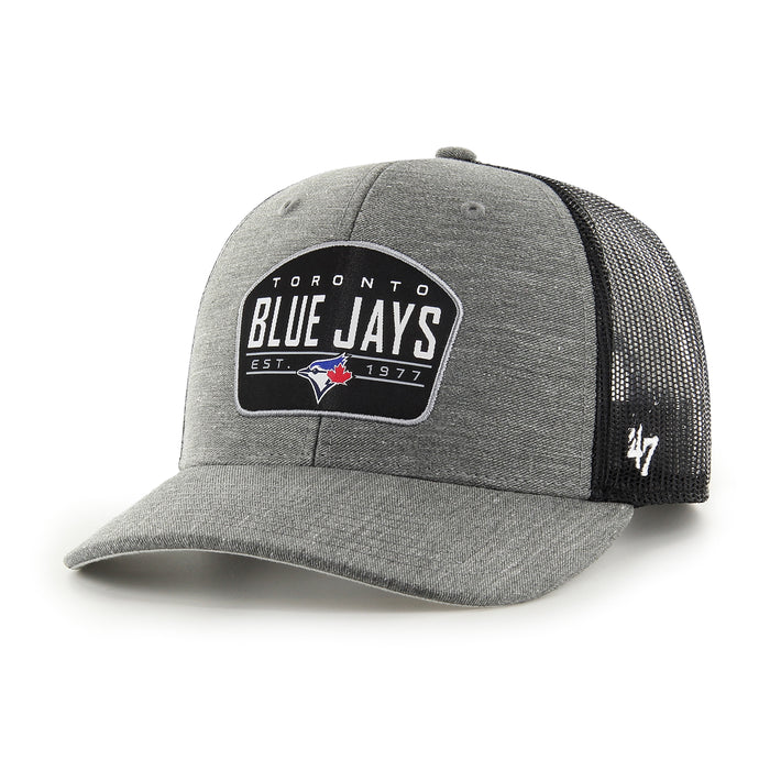 Toronto Blue Jays MLB 47 Brand Men's Grey Slate Trucker Snapback