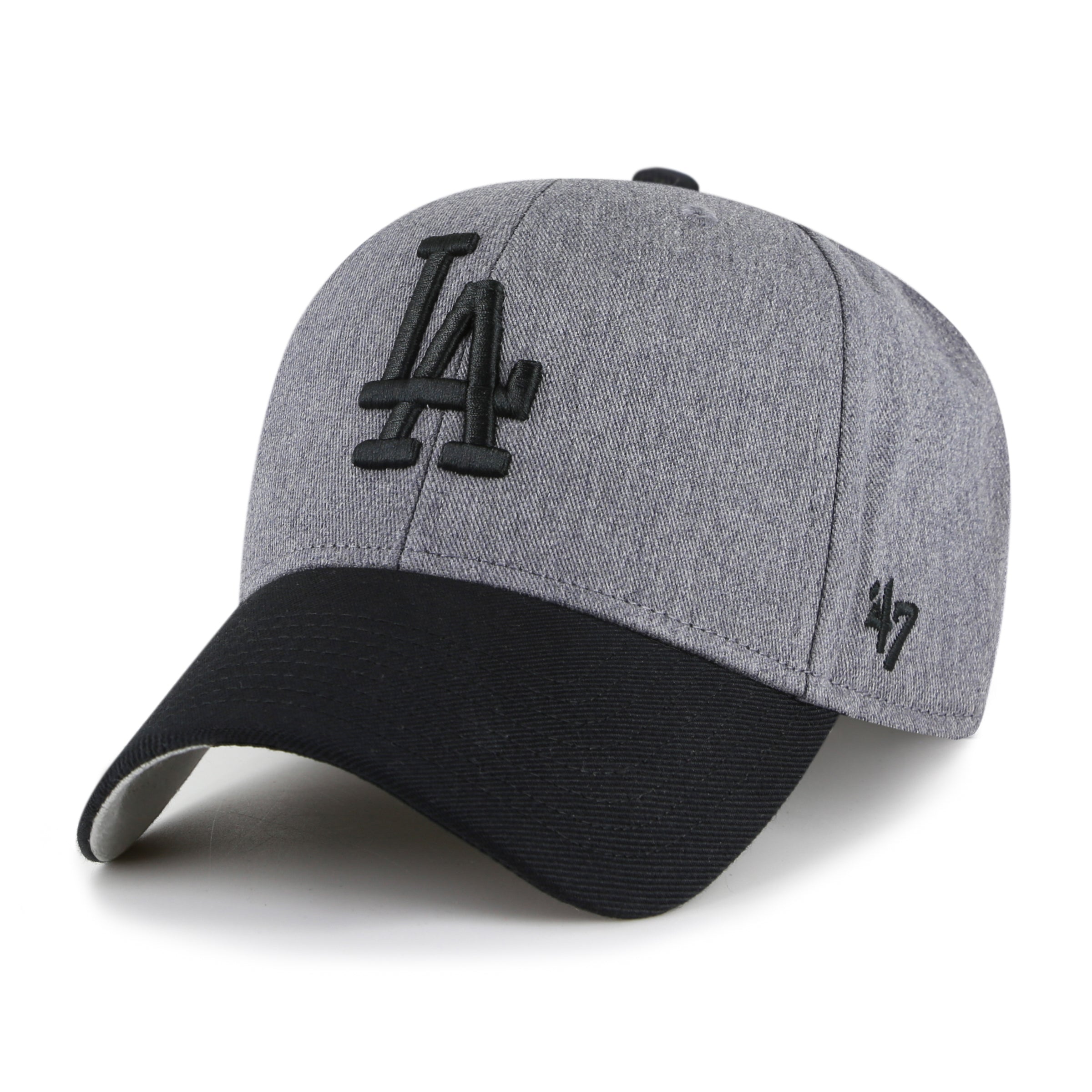 Casquette ajustable MVP gris granit pour homme des Dodgers de Los Angeles MLB 47 Brand