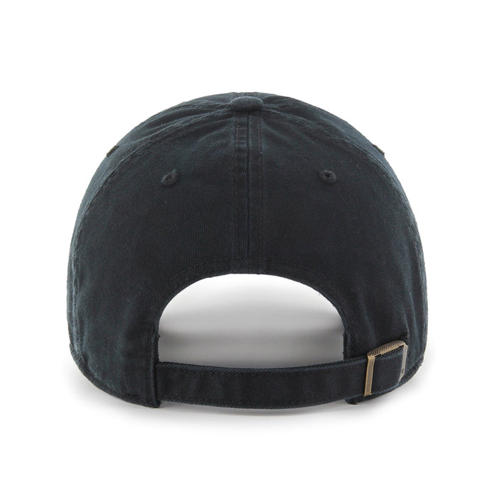Los Angeles Lakers NBA 47 Brand Men's Black on Black Clean Up Adjustable Hat