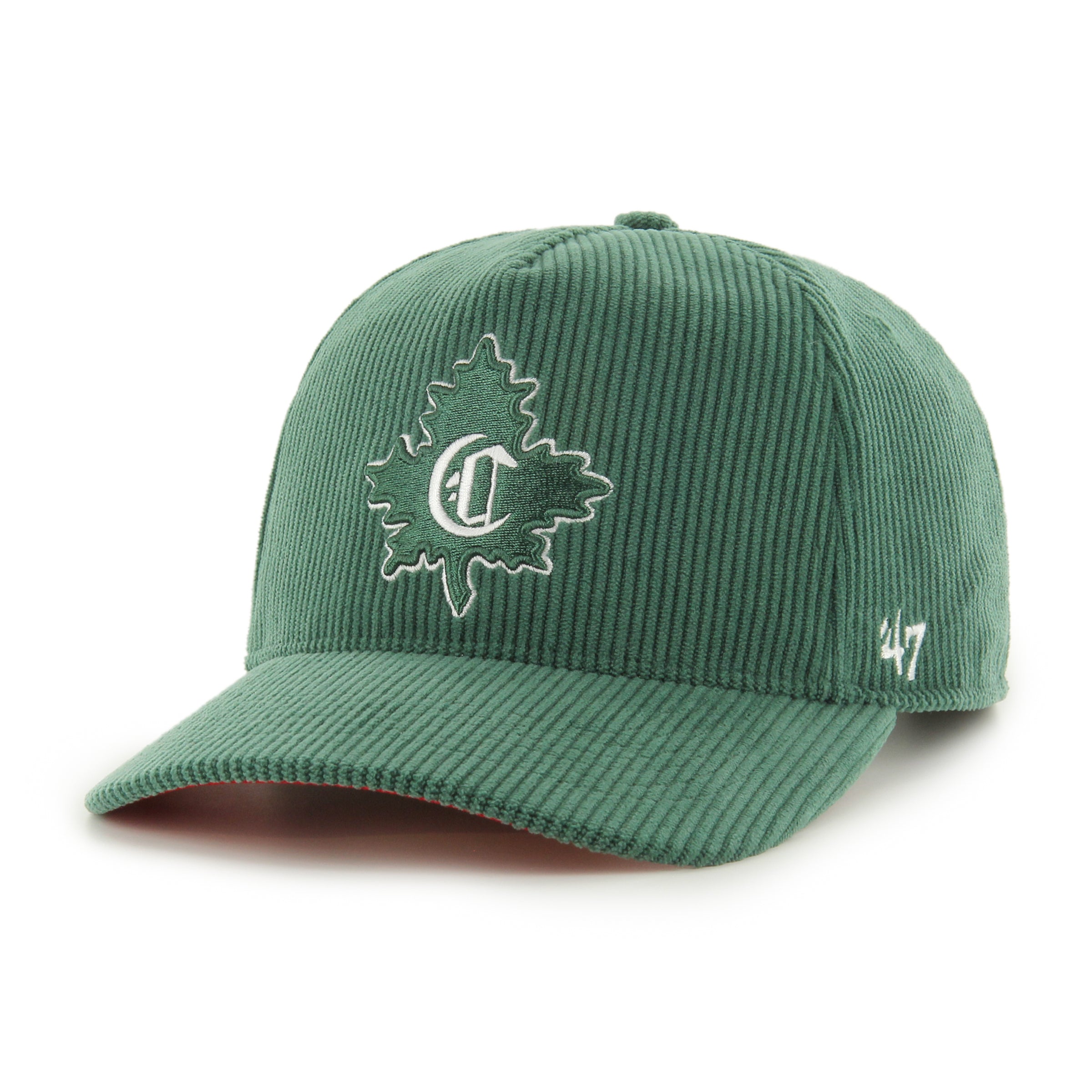 Casquette ajustable en velours côtelé épais vert Clean Up 47 Brand des Canadiens de Montréal LNH pour hommes