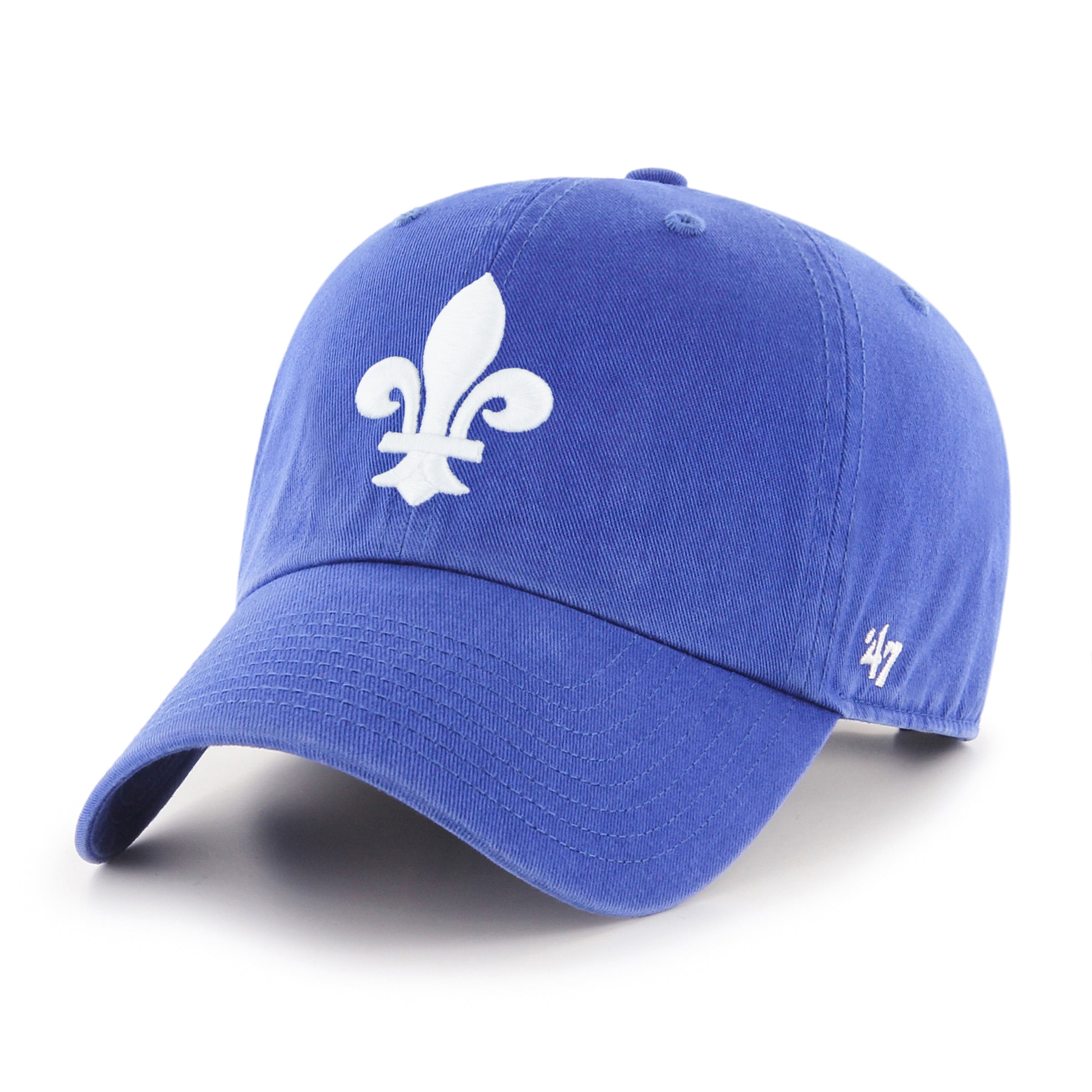 Casquette ajustable pour hommes LNH 47 Brand Royal Vintage 1979/80 avec logo des Nordiques de Québec