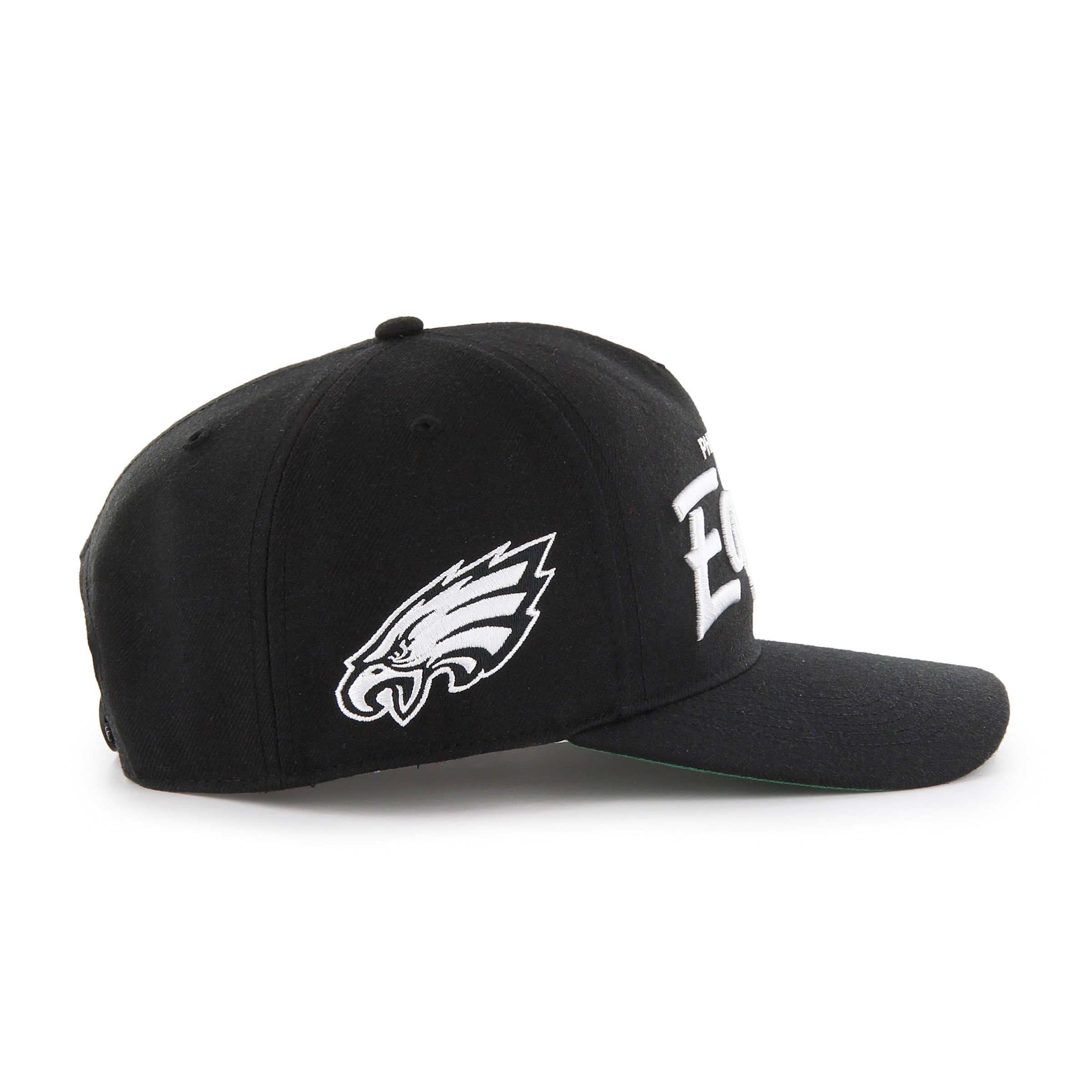 Philadelphia Eagles NFL 47 Brand Men's Black Attitude Hitch Adjustable Hat