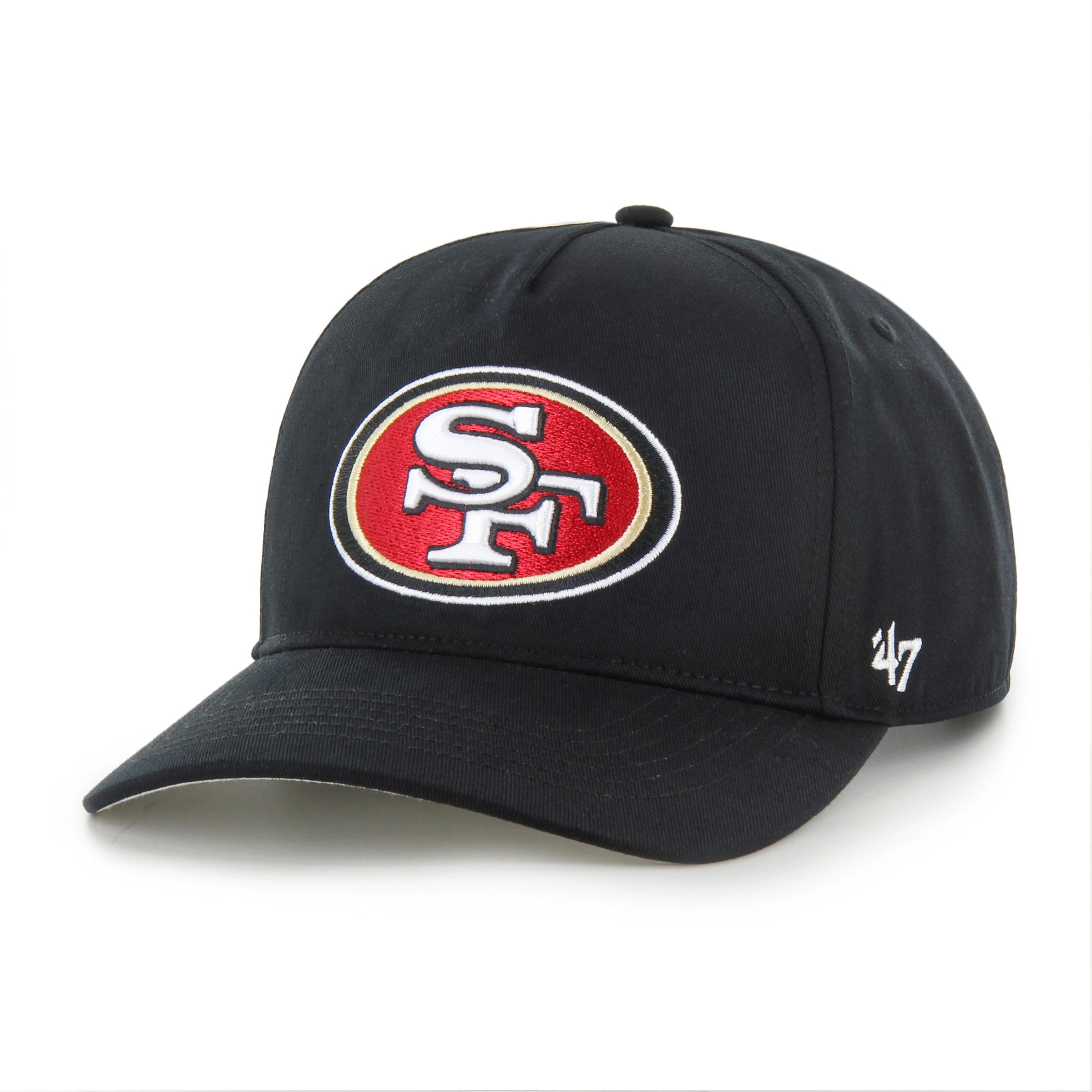 San Francisco 49ers NFL 47 Brand Men's Black Hitch Adjustable Hat