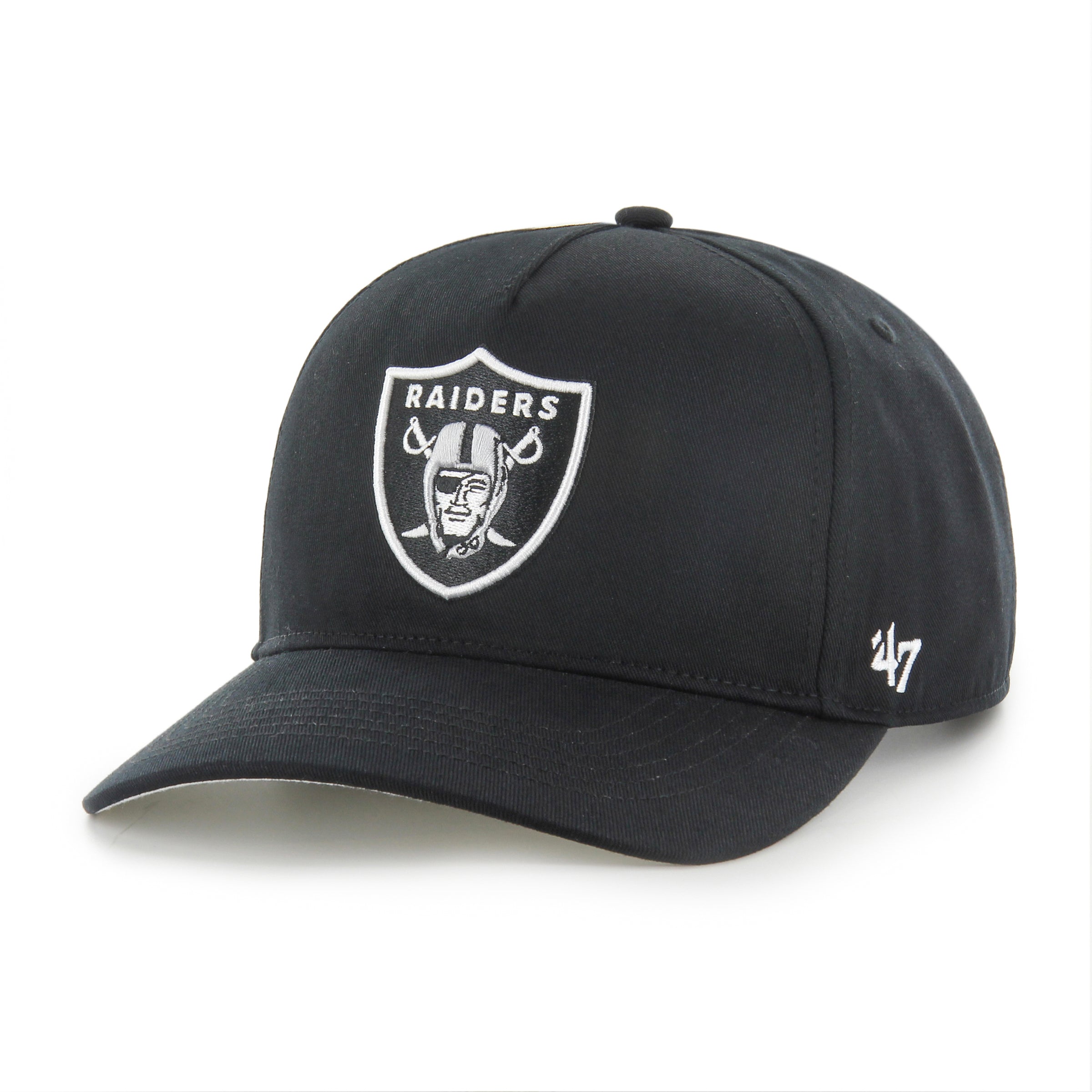 Las Vegas Raiders NFL 47 Brand Men's Black Hitch Adjustable Hat