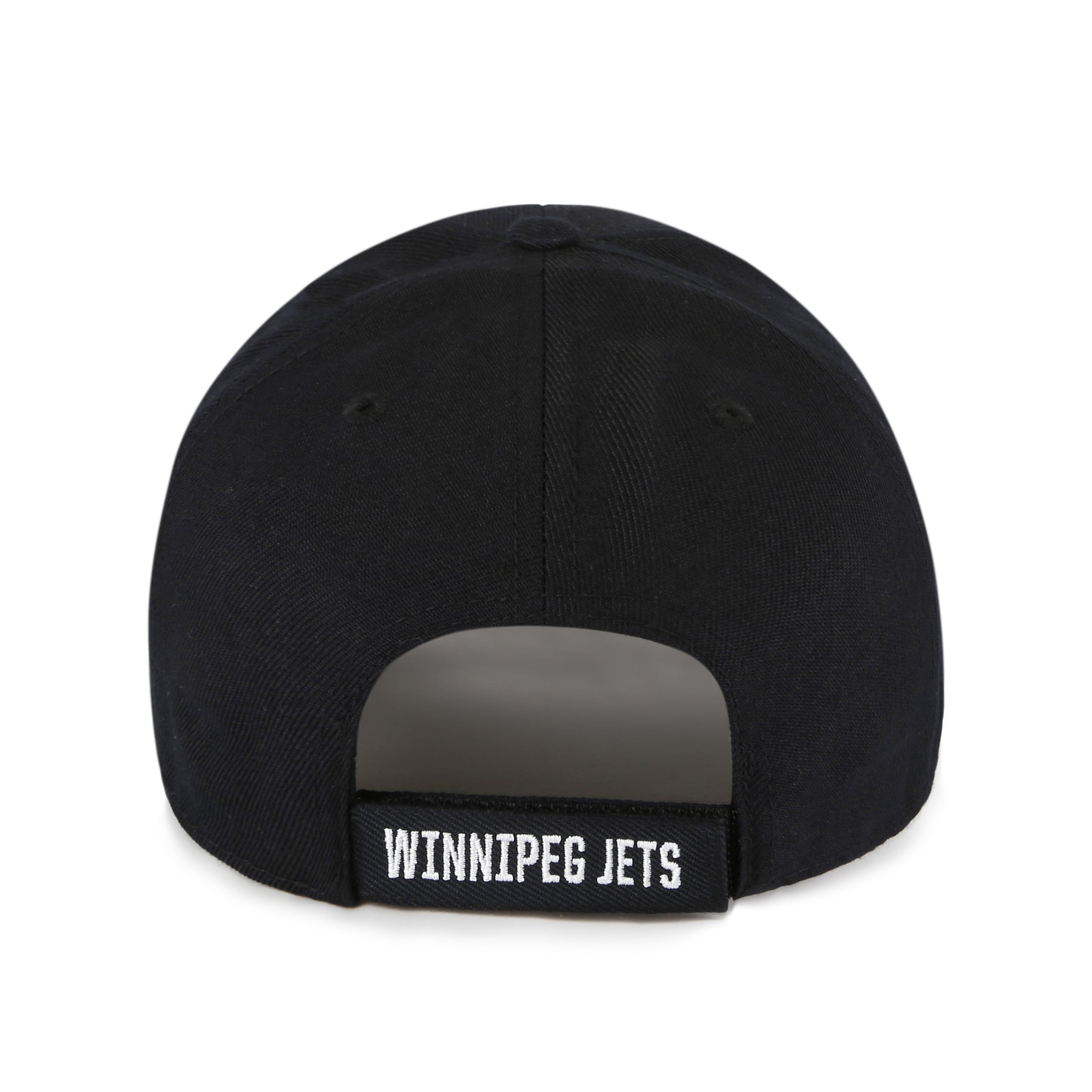 Winnipeg Jets NHL 47 Brand Men's Black/White MVP Adjustable Hat