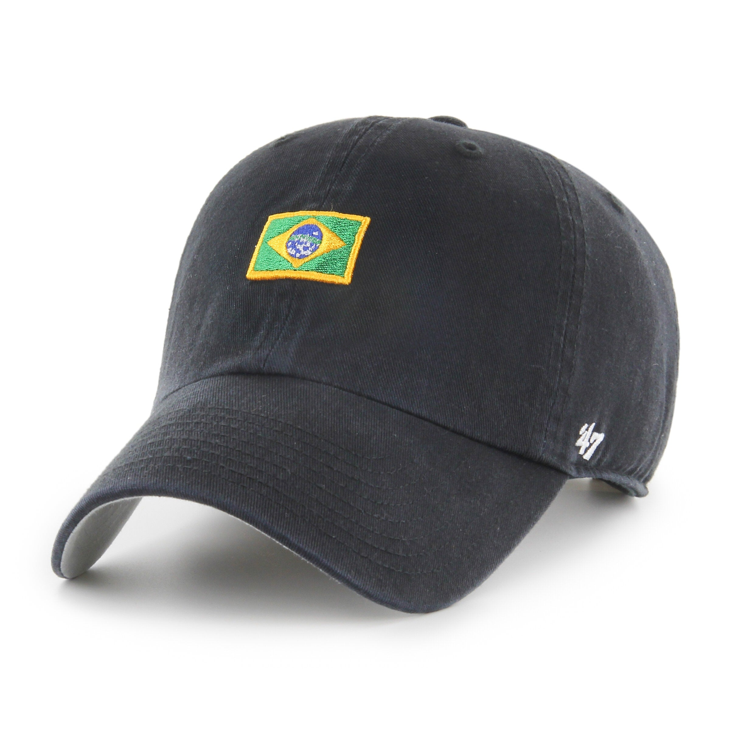 Casquette ajustable noire pour homme de marque Brazil 47 Clean Up Places Abate