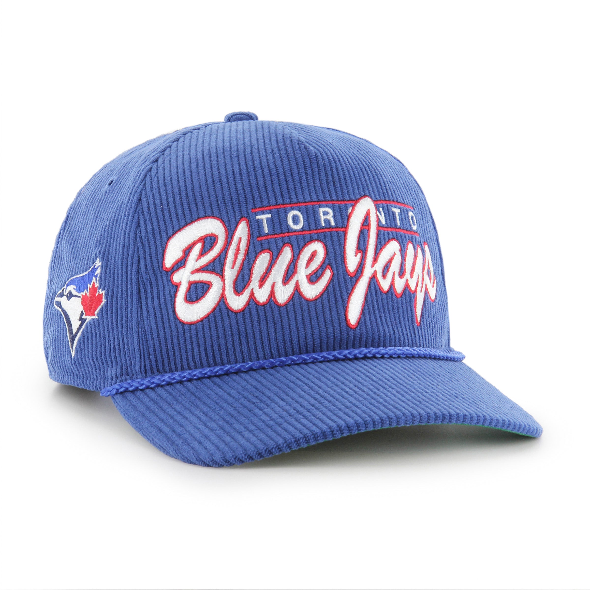 Toronto Blue Jays MLB 47 Brand Men's Royal Double Header Cord Hitch Snapback