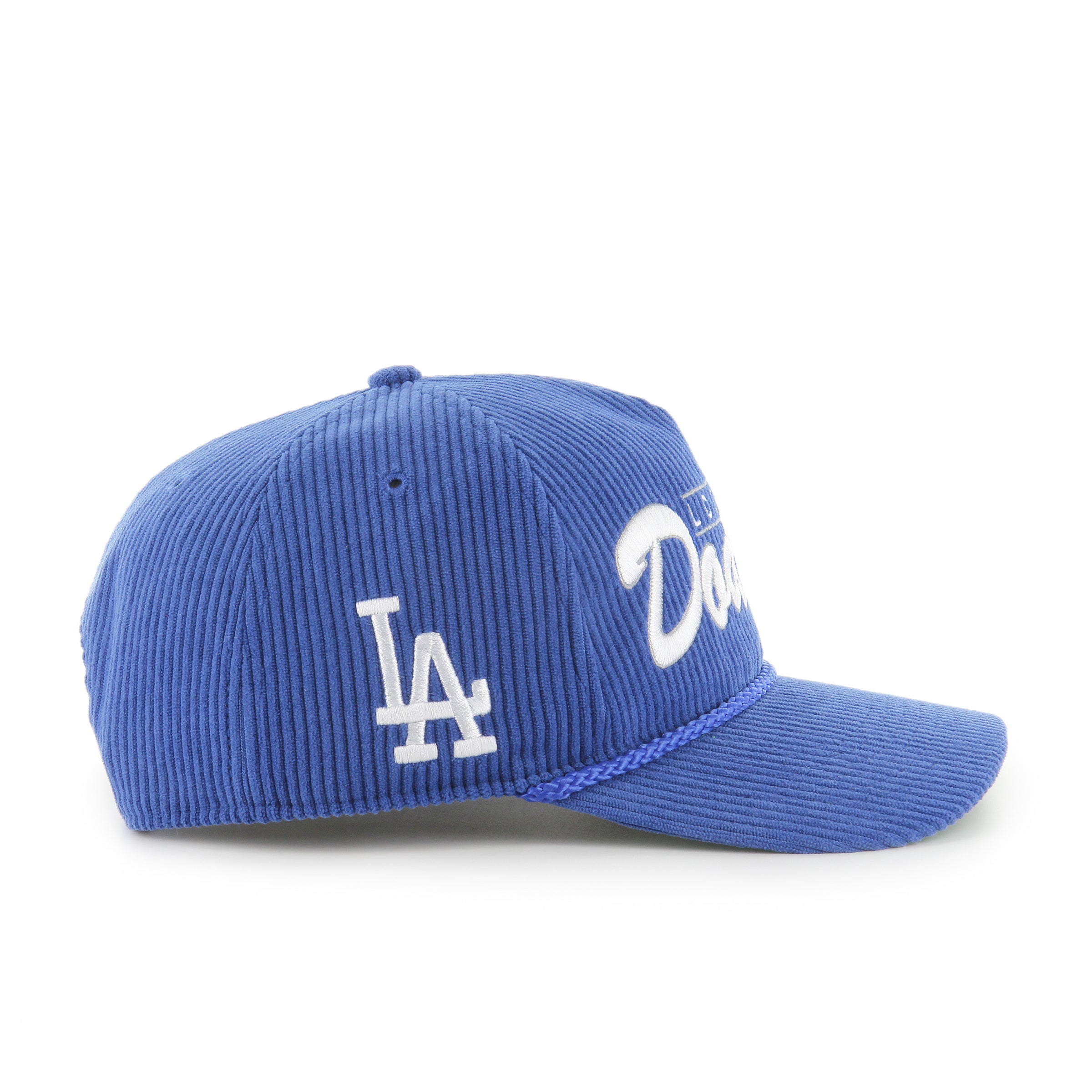 Los Angeles Dodgers MLB 47 Brand Men's Royal Double Header Cord Hitch Snapback